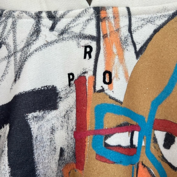 Basquiat "A-One" Unisex Hoodie Rome Pays Off - Picture 6 of 13